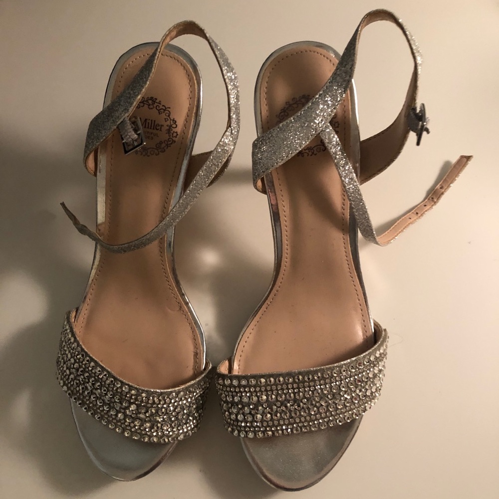 Silver heels